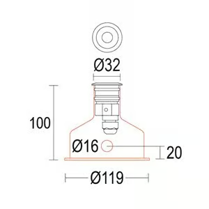 SEGNO RD - LED walkover light outdoor aluminium steplight by Ghidini Lighting - view 3